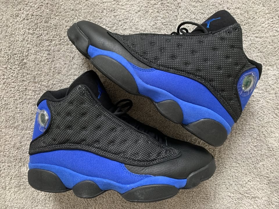 Brand New Air Jordan 13 Retro Black/Hyper Royal - photo 2