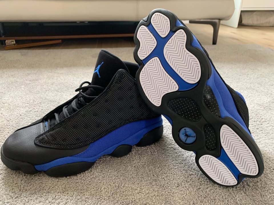 Brand New Air Jordan 13 Retro Black/Hyper Royal - photo 4