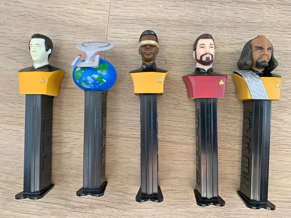 Star Trek PEZ Candy Dispensers (empty)