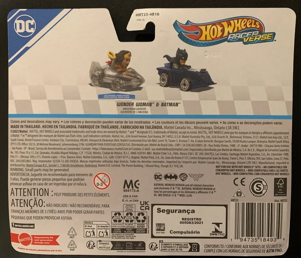 Hot Wheels Racer Verse 2-pack: Wonder Woman & Batman - photo 4