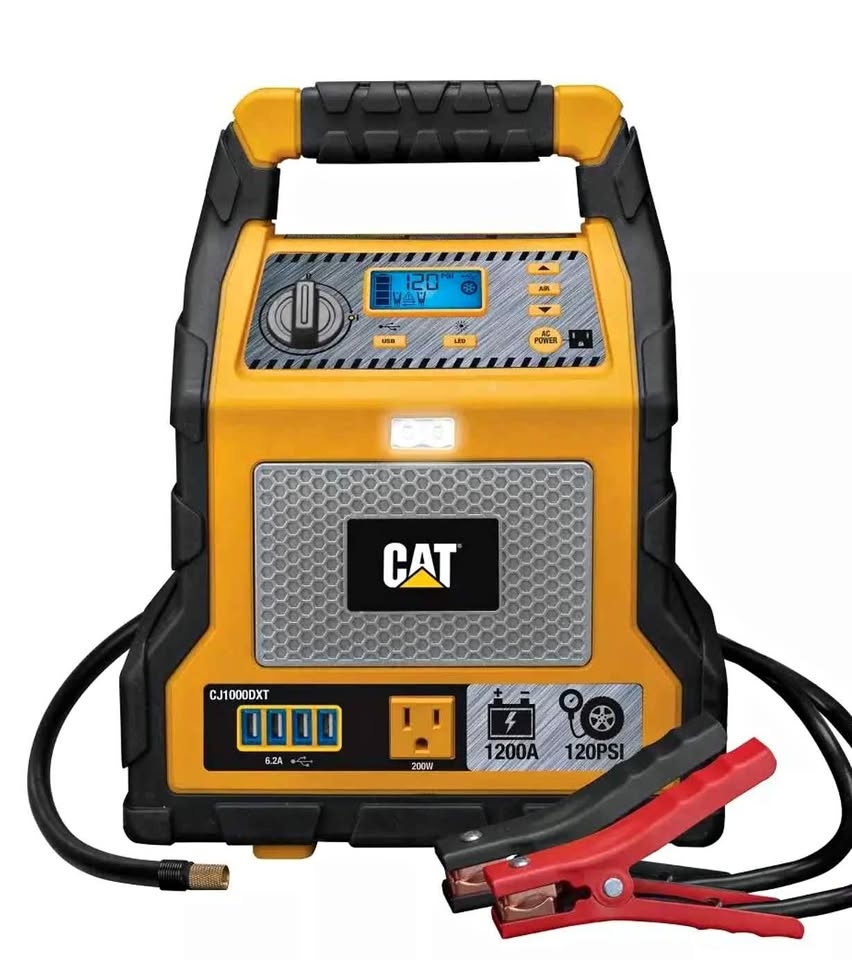 CAT Power Station Jump Starter/Tire Compressor/Power Inverter