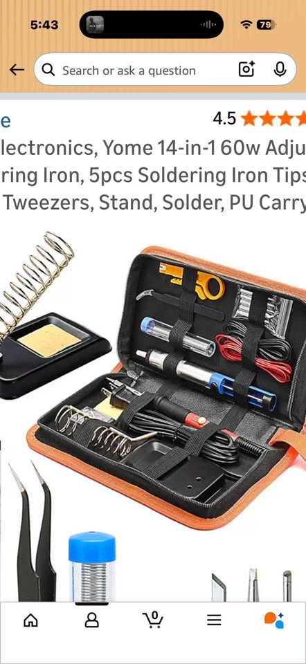 Soldering Iron Kit – Complete Set – Like New – $20 - photo 2