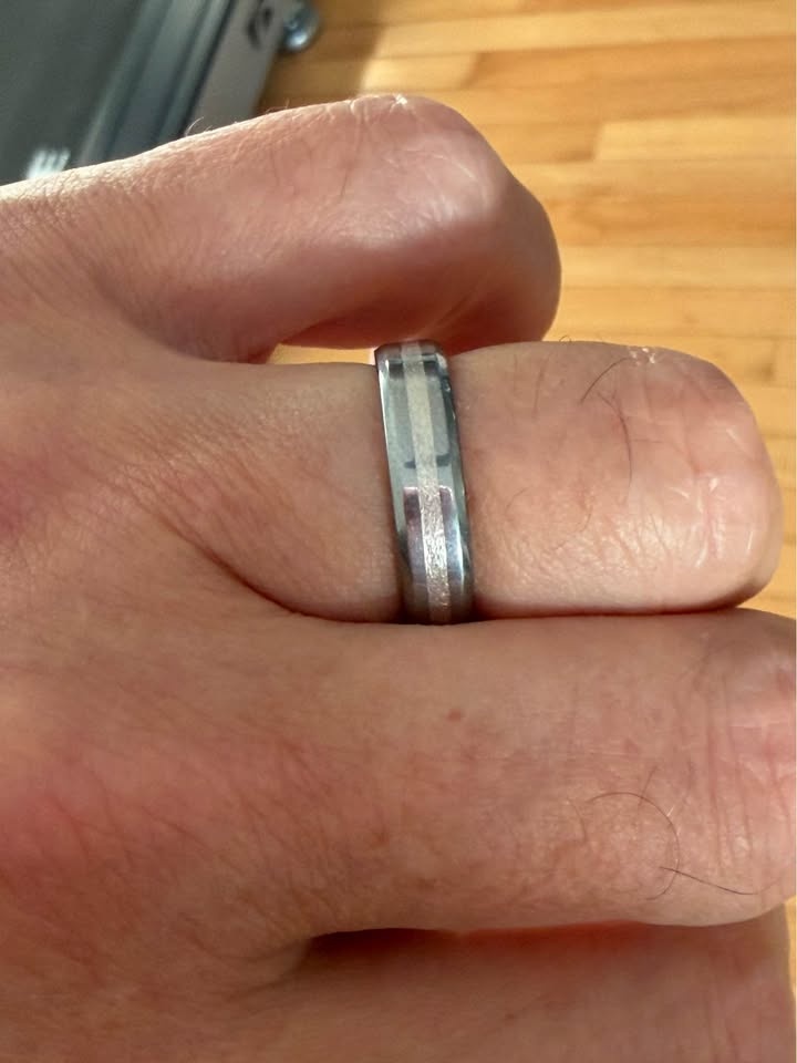 Men's Tungsten & Platinum Wedding Band - Dolphin Galleries - photo 4