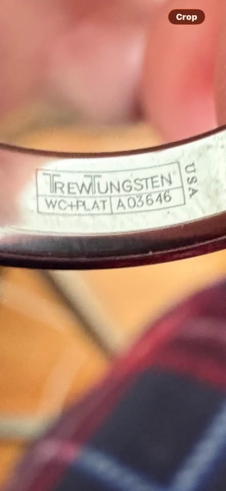 Men's Tungsten & Platinum Wedding Band - Dolphin Galleries - photo 5