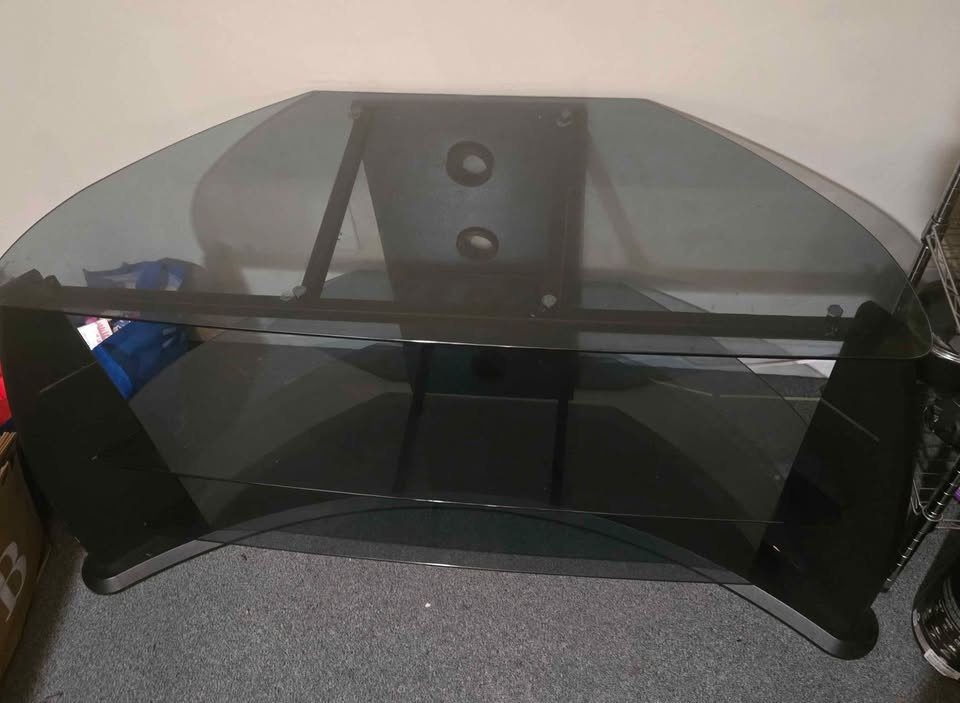 Glass TV Stand - photo 2