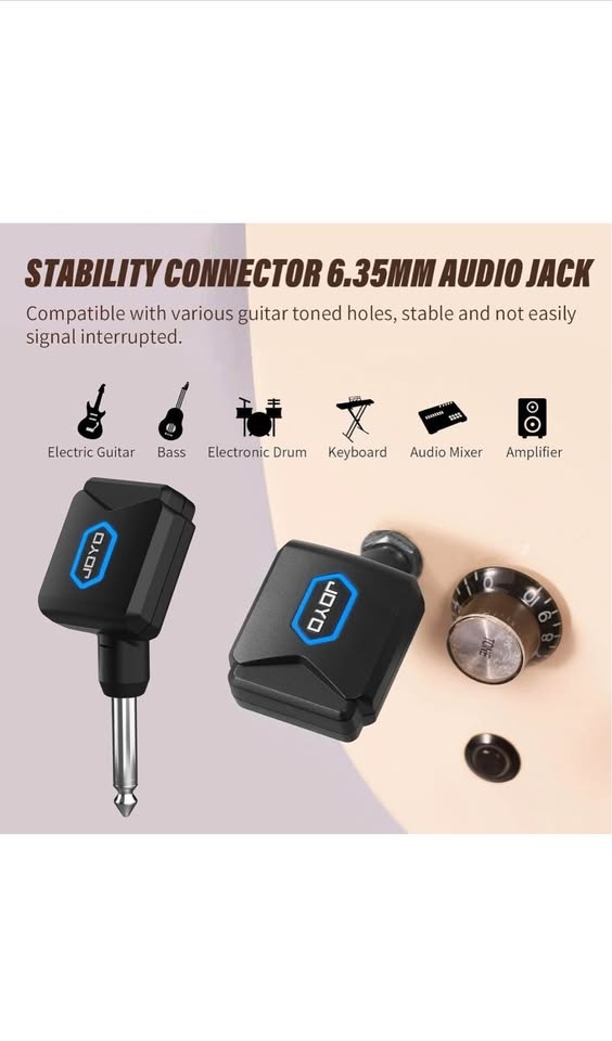 JOYO Wireless Guitar System 5.8GHz Transmitter Receiver - photo 5