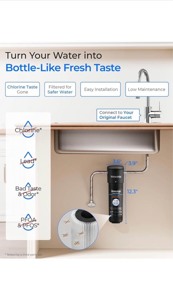 Waterdrop 10UA Under Sink Water Filter System - photo 3