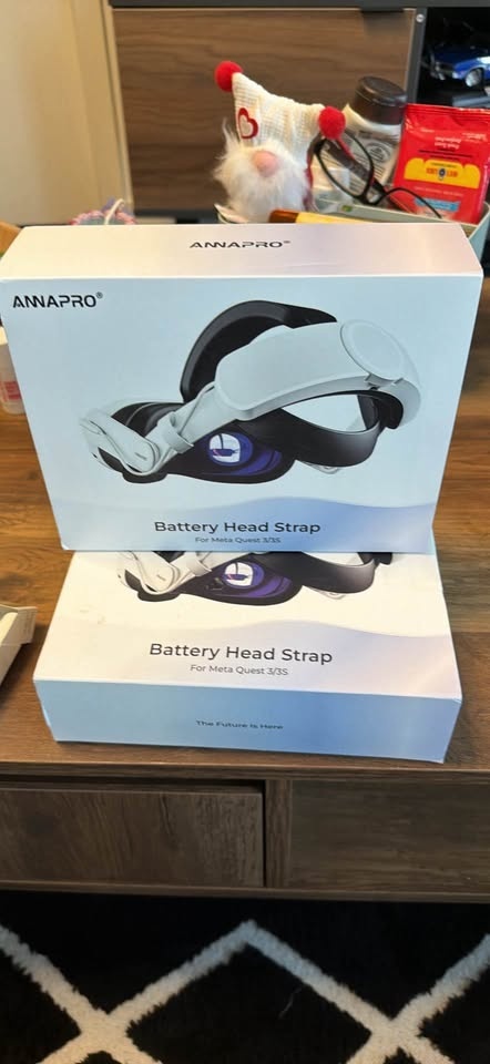ANNAPRO Battery Head Strap for Meta Quest 3/3S - White - photo 5