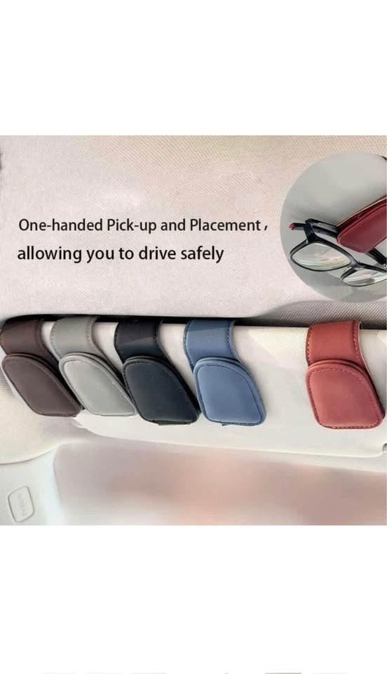 Car Sunglasses Holder for Hyundai Santa Fe Hybrid 2020-2025 - photo 5