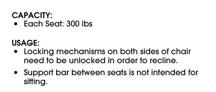 Zero Gravity Loveseat - photo 4