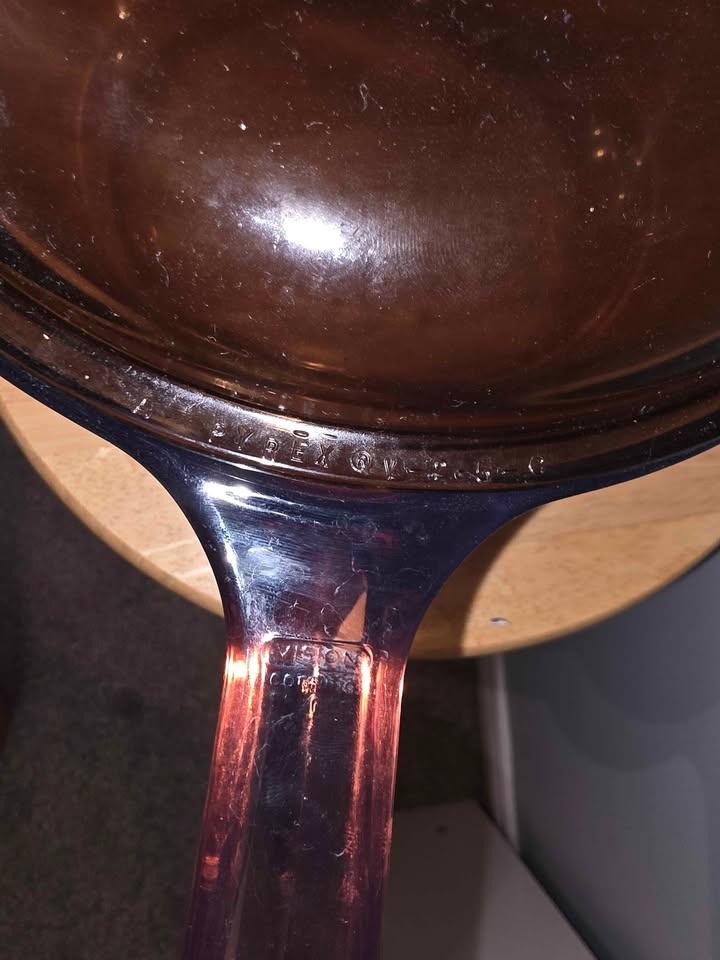 🤎Pyrex Vision Amber Set 2 Pots - photo 4