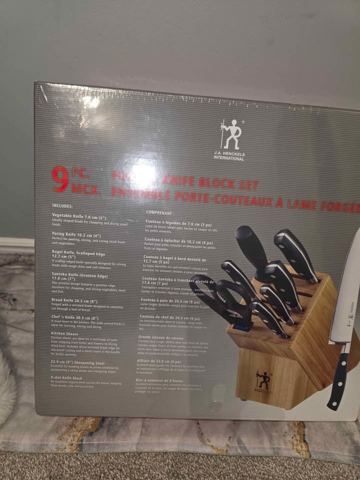 J.A. Henckels 9-Piece Knife Block Set - photo 2
