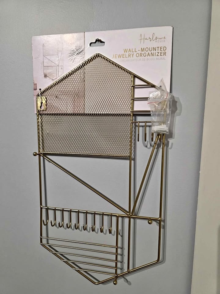 Gold Jewelry Rack