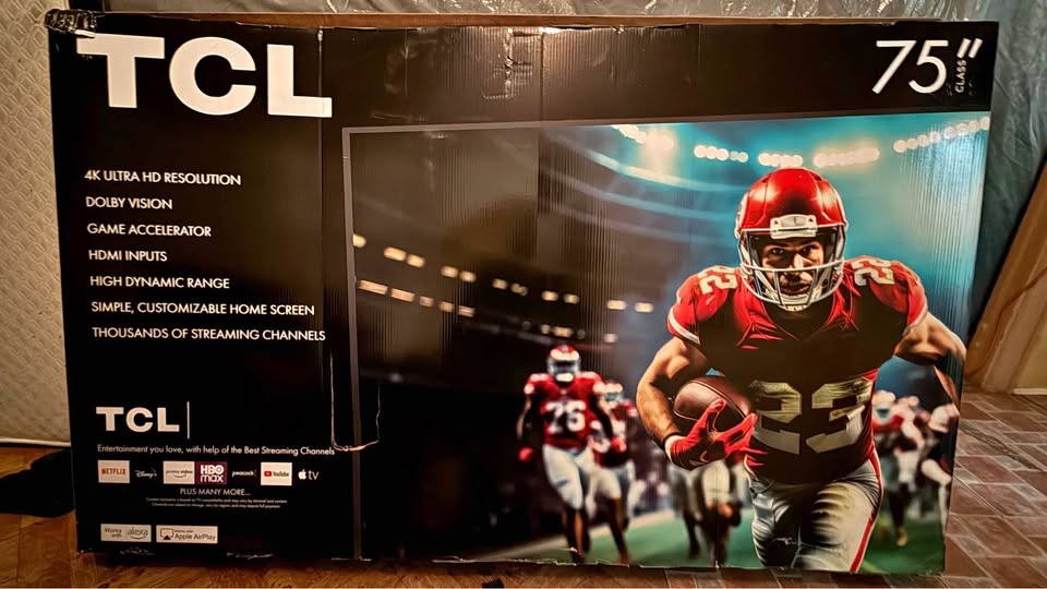 TCL 75 inch TV