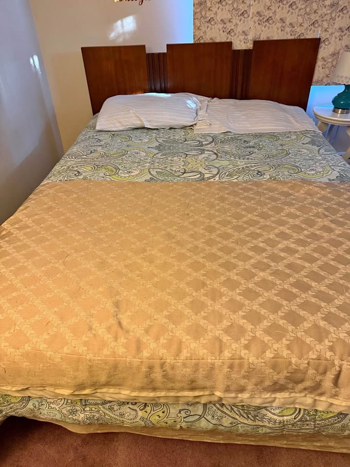 Mid-Century Modern Dark Wood Queen Bedroom Set