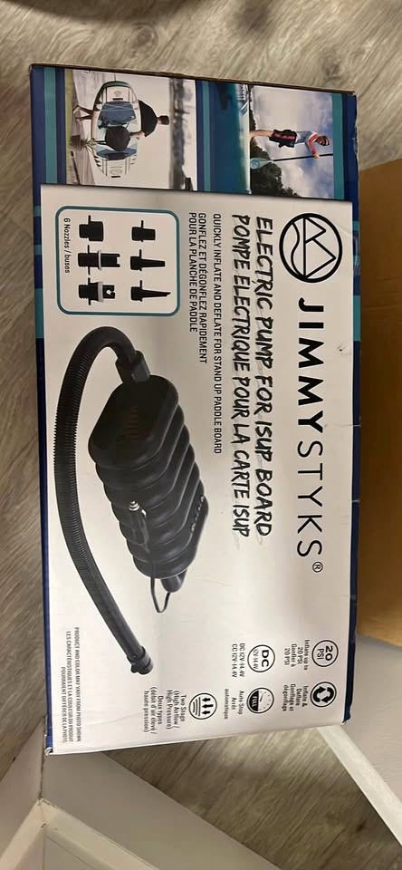 Electric pump for SUP board