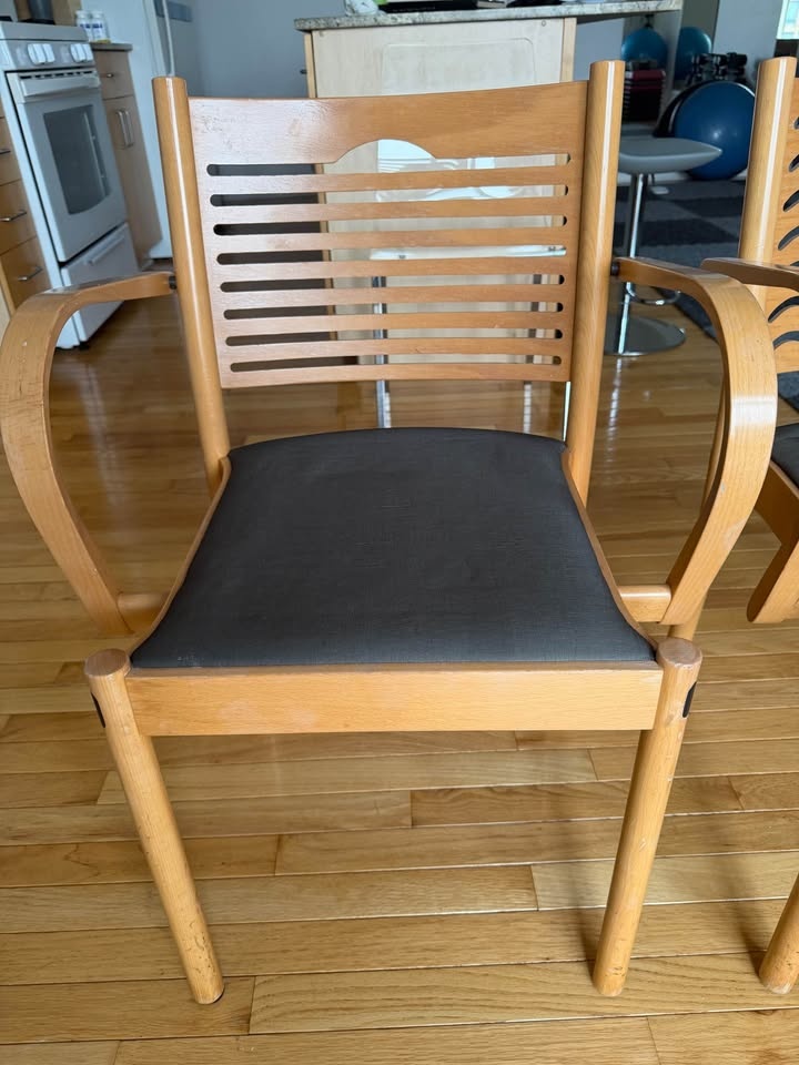 Wood Accent Chairs - Set of 2 - photo 2