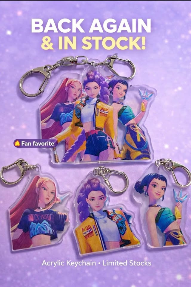 Kpop Demon Hunters Acrylic Keychain