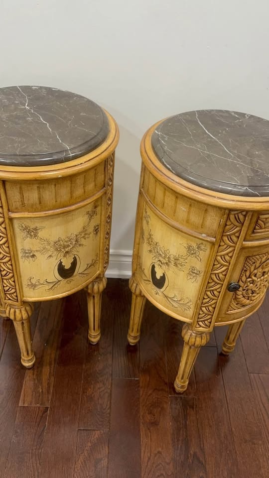 Elegant Vintage Accent Tables – Set of 2 - photo 4