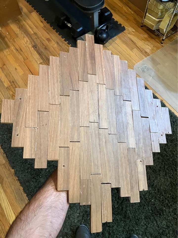 Homemade wooden wall art - photo 2