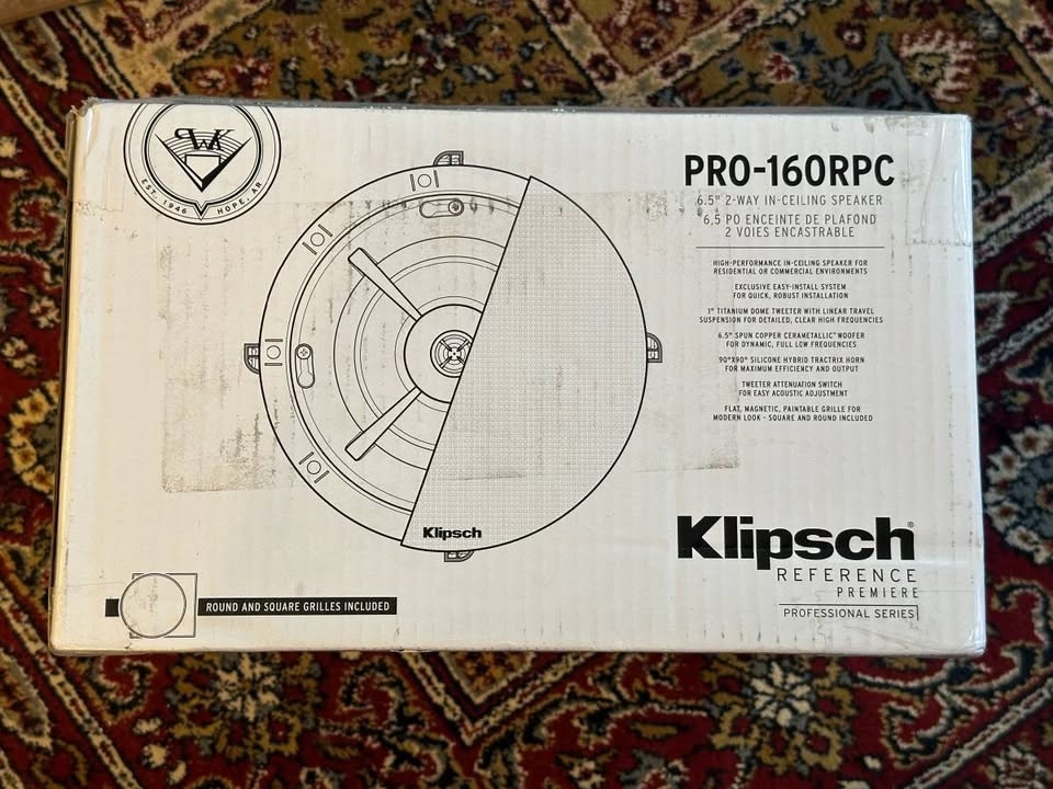 Klipsch PRO-160RPC 6.5" In-Ceiling Speaker - Single - photo 2