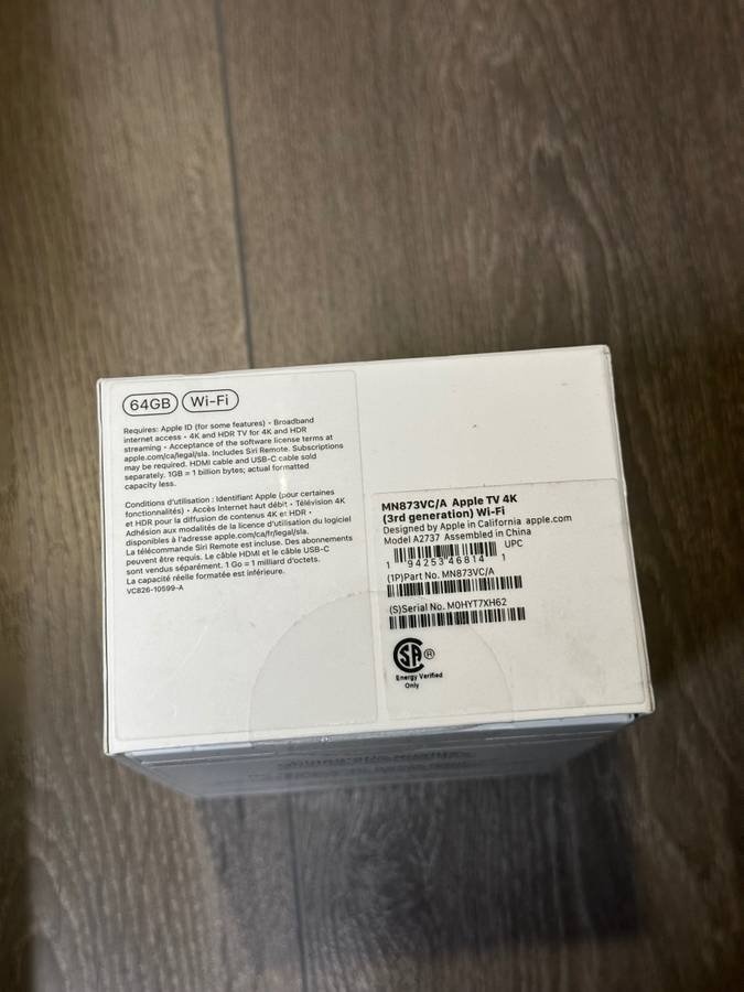 Apple TV 4K (3rd Gen) Wi-Fi 64GB MN873VC/A - photo 2