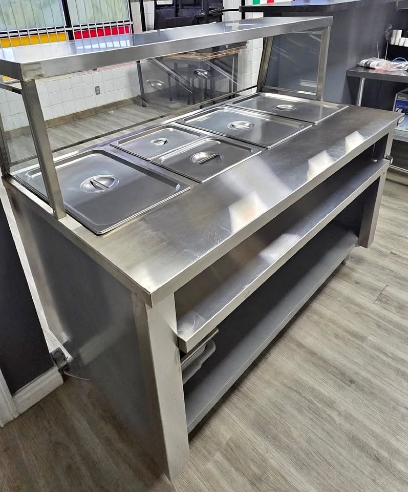 Nella STM58PSE 58" Electric Single Tank Steam Table (4-Pan)