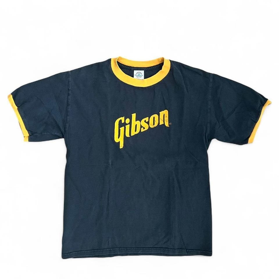Vintage Gibson Ringer T-Shirt - Medium - photo 2