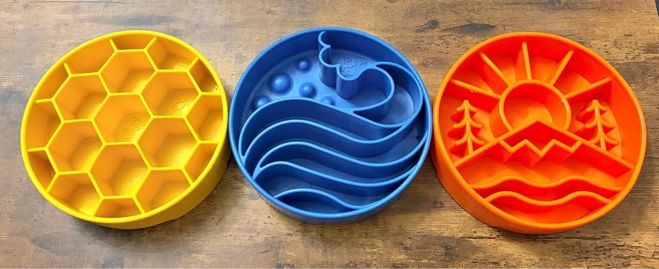 SodaPup Dog Slow Feeder/ Enrichment Bowls – Set of 3