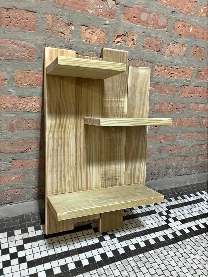 Wooden shelf