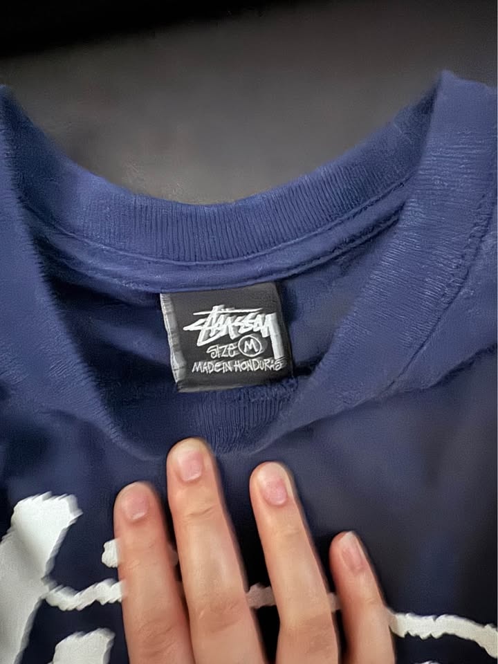 Stussy World Tour Tee - Navy Blue - photo 3