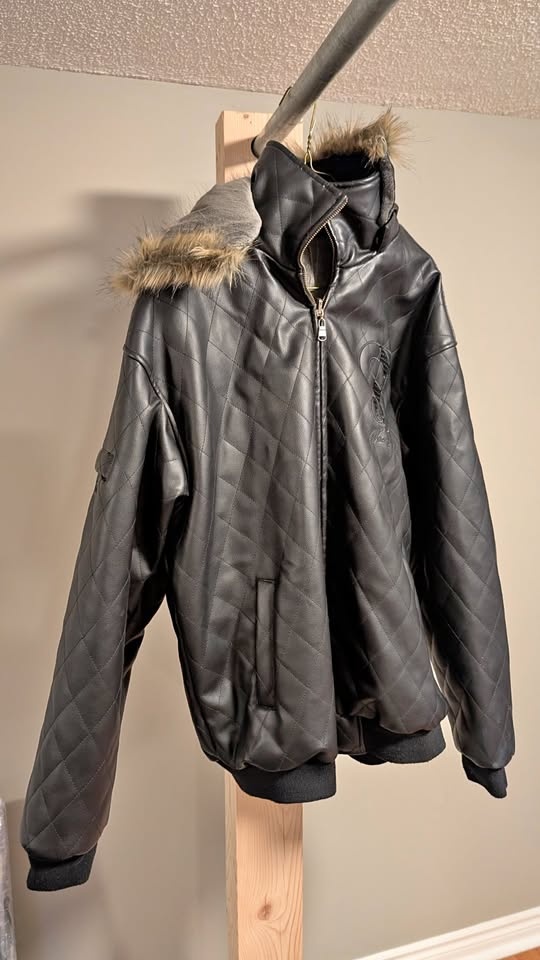 Sean John Leather Jacket XL