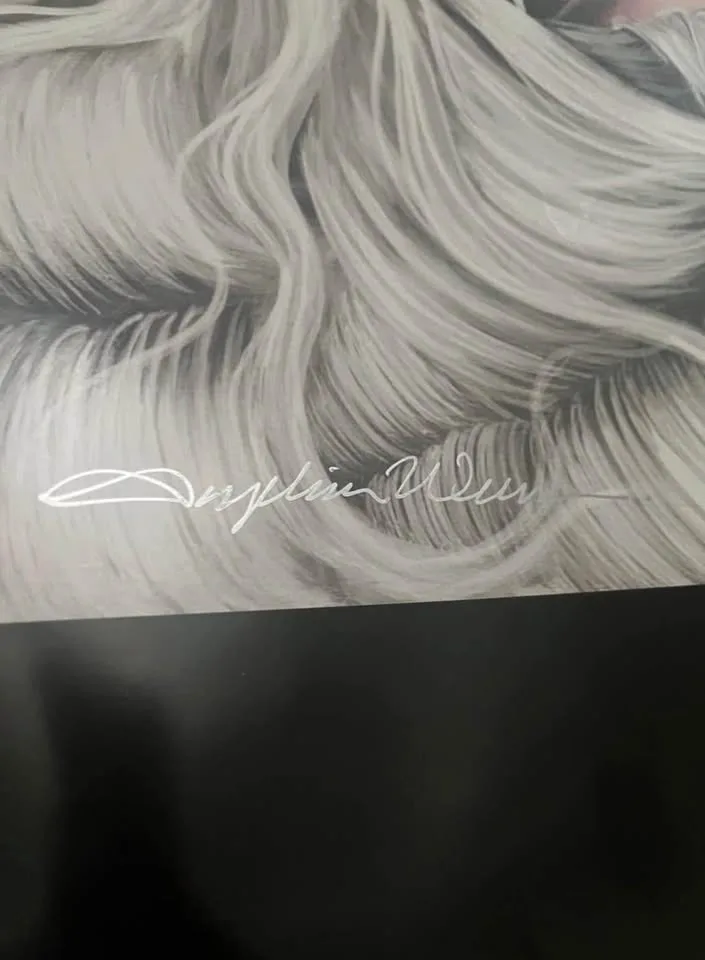 Angelina Wrona Hand Signed Poster LOT image indicator(6)