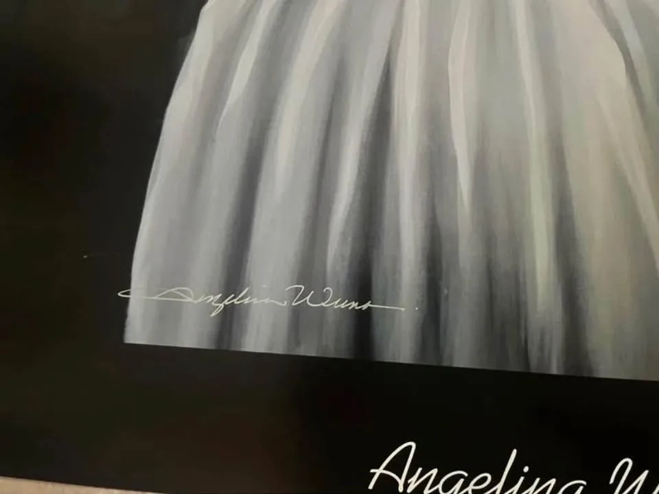 Angelina Wrona Hand Signed Poster LOT image indicator(7)