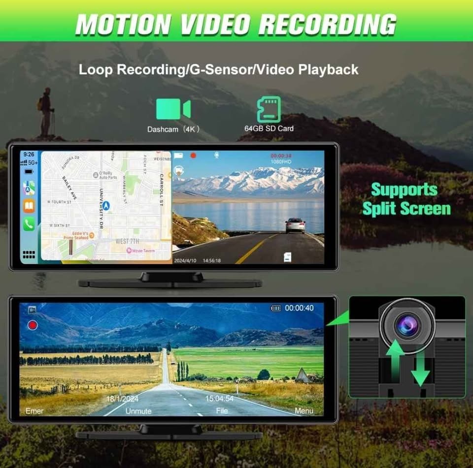 Portable Wireless CarPlay Screen - photo 4