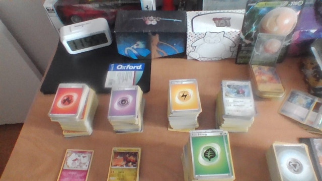 Pokemon Cards, Lures, and AirPods