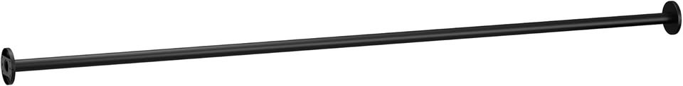 Matte Black Shower Curtain Rod - Moen 5ft Straight Fixed 🥕 - photo 2