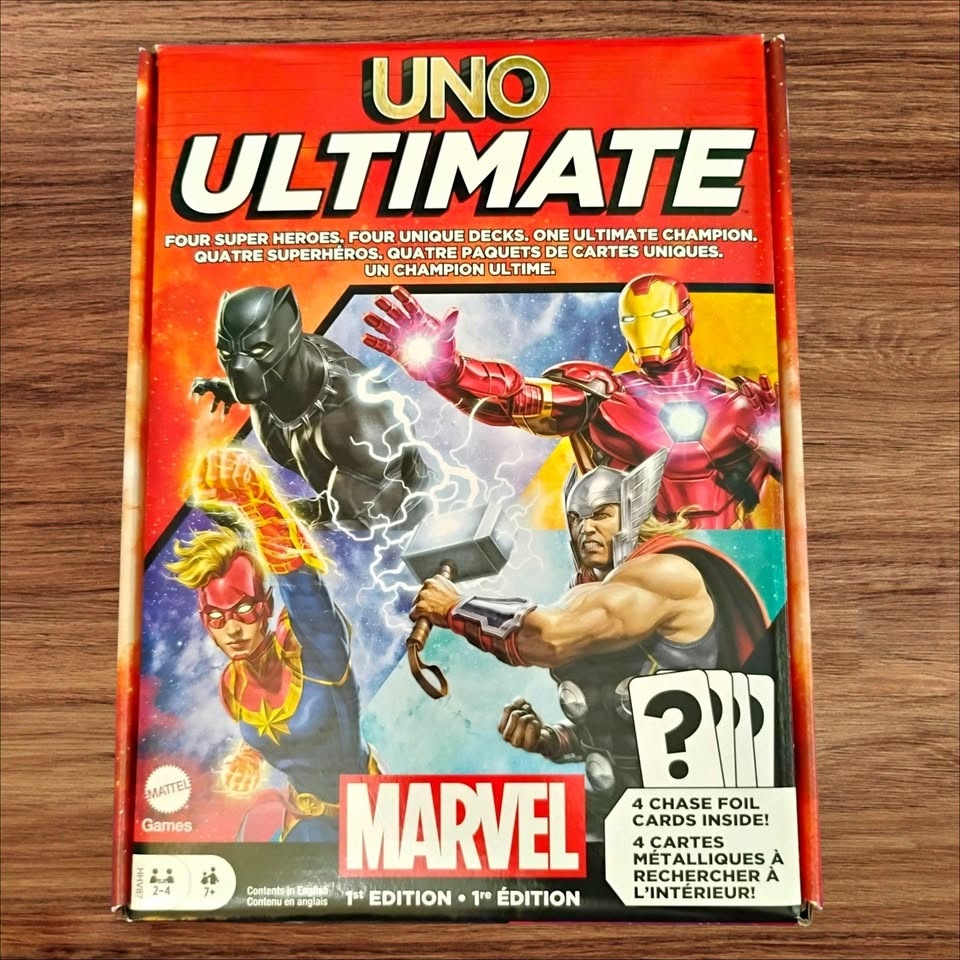 UNO Ultimate Marvel Card Game 2023 1st Edition