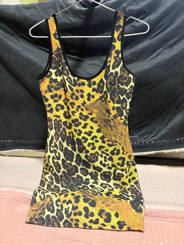 Leopard Print Mini Dress - photo 2