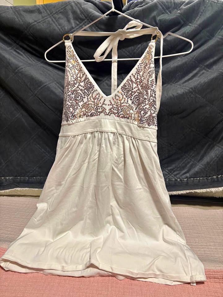 Vintage Victoria Secret Gold Sequin Top