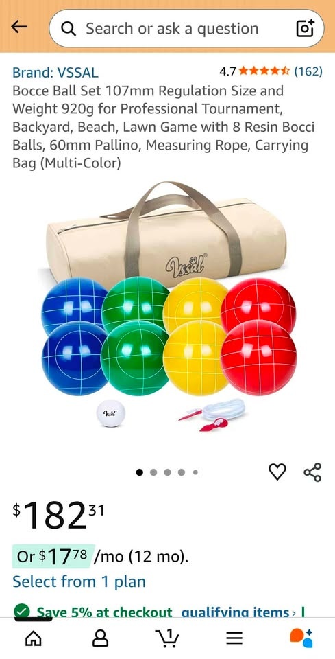 Bocce Ball Set - Regulation Size - photo 3