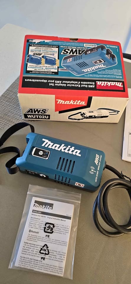 Makita AWS Dust Extractor Adapter
