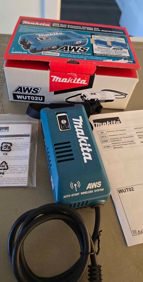 Makita AWS Dust Extractor Adapter - photo 2