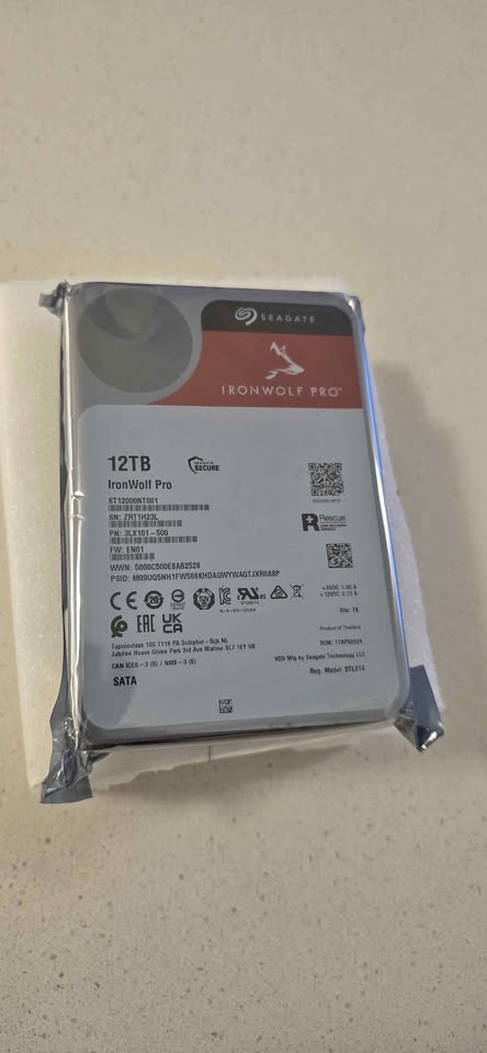 Seagate IronWolf Pro 12TB 7200RPM 256MB SATA 6Gb/s