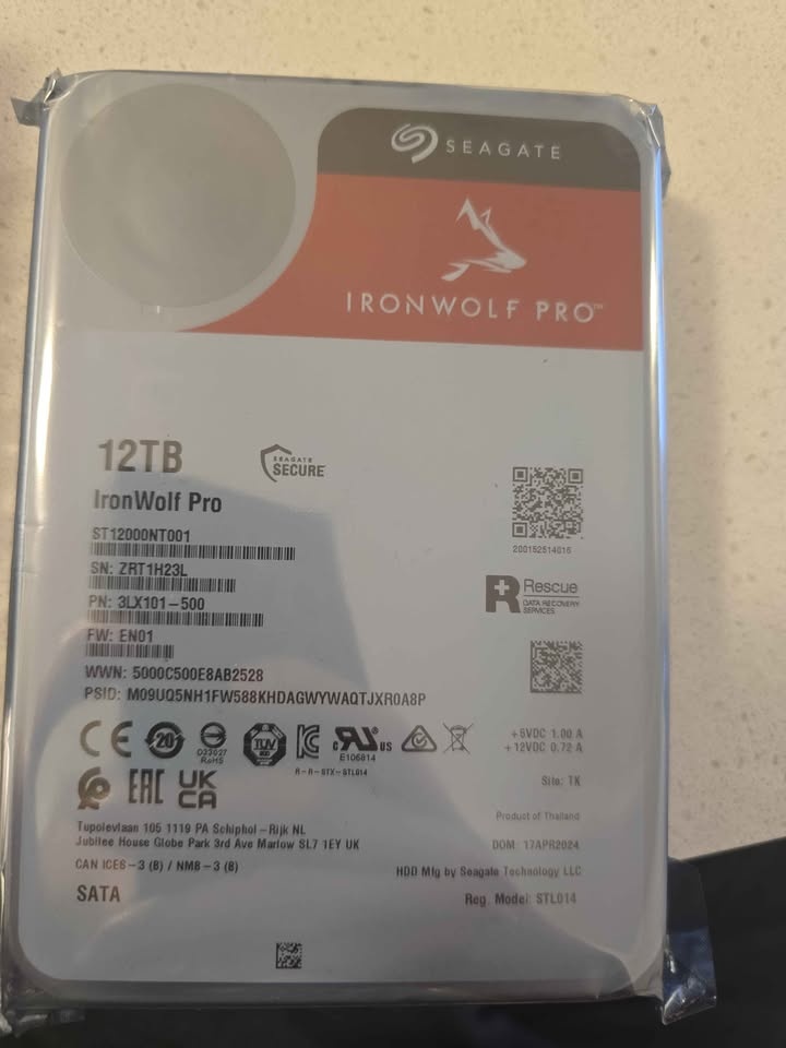 Seagate IronWolf Pro 12TB 7200RPM 256MB SATA 6Gb/s - photo 3