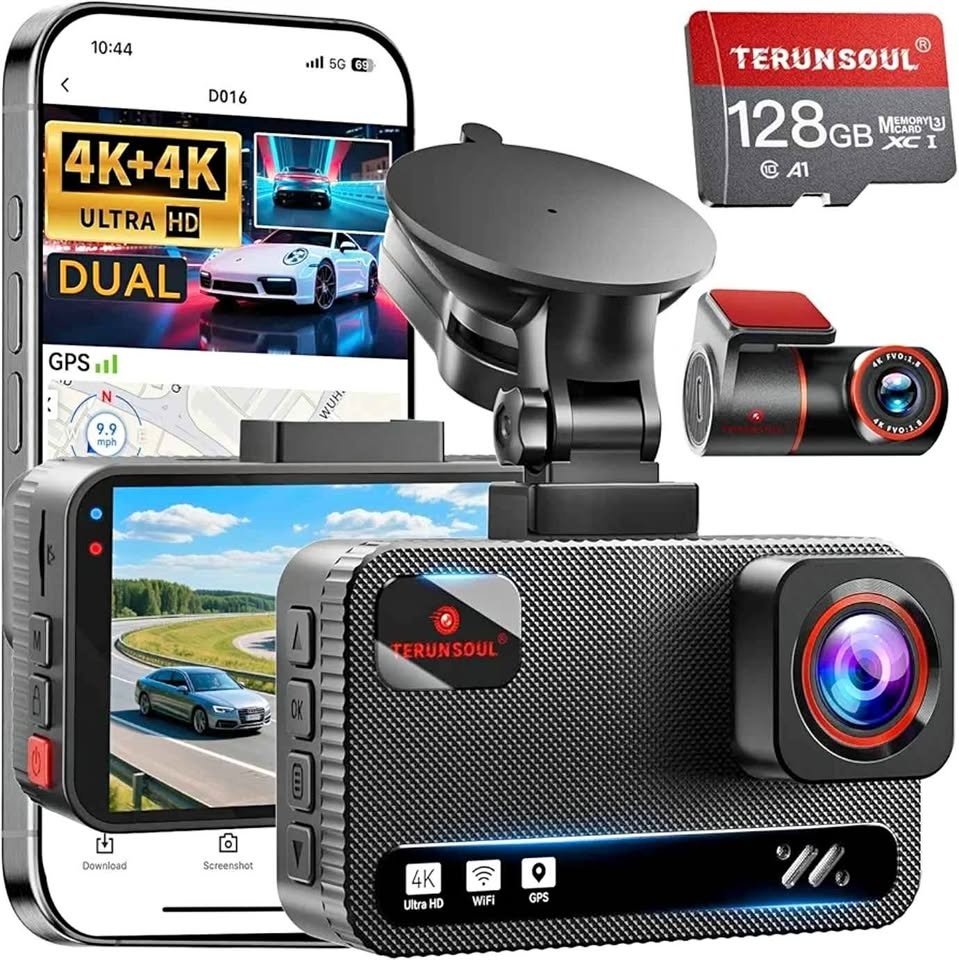 4K+4K Dash Cam Front and Rear