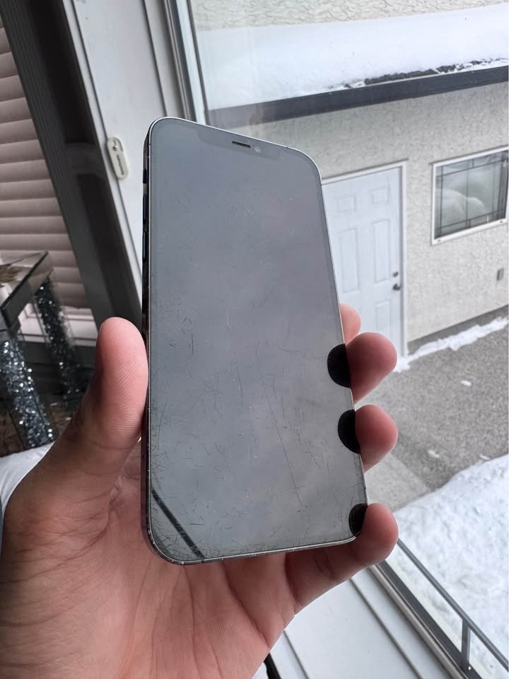 iPhone 12 Pro 128GB Blue Unlocked Fair Condition - photo 2