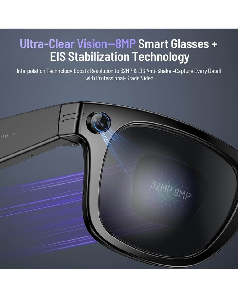 Demabon AI Smart Glasses with Camera Blue Light Blocking Lenses - photo 4