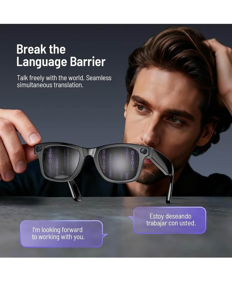 Demabon AI Smart Glasses with Camera Blue Light Blocking Lenses - photo 5