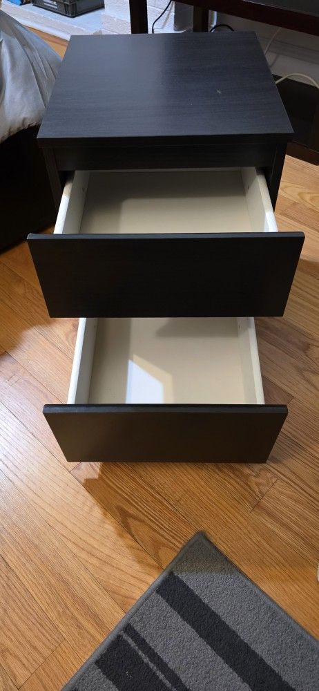 IKEA MALM 2 Drawers Nightstand - photo 2